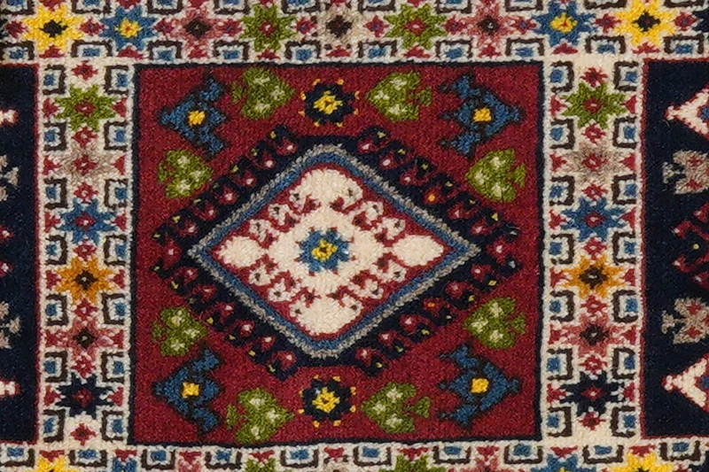 Yalameh · Handgeknüpft – Bunt, 93x60 cm