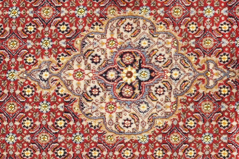 Moud Mahi · Handgeknüpft – Rot, 242x79 cm