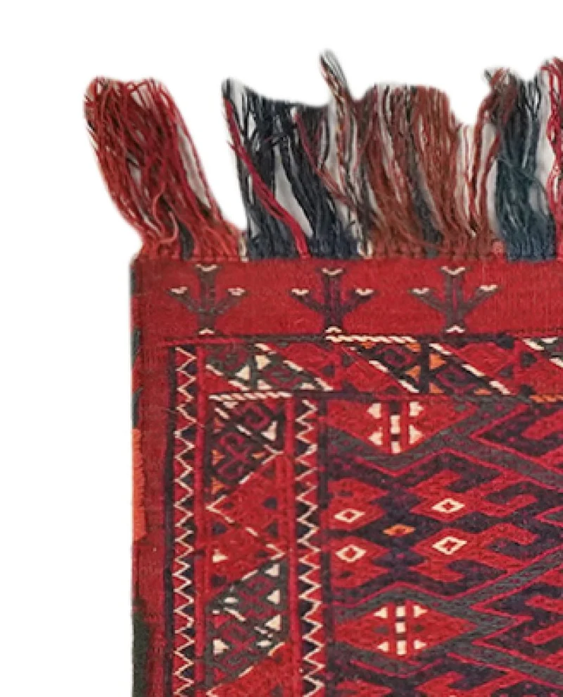 Tasche · Handgefertigt – Rot, 42x90 cm