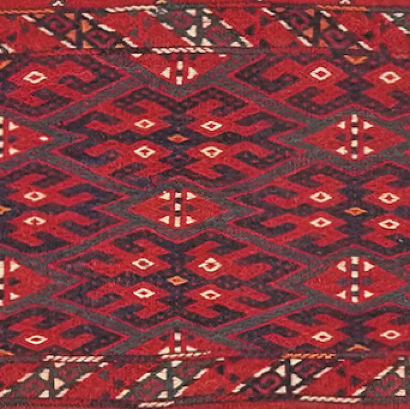 Tasche · Handgefertigt – Rot, 42x90 cm