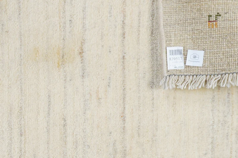 Gabbeh · Handgeknüpft – Beige, 202x80 cm