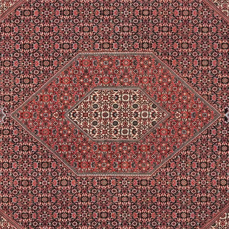 Bidjar · Handgeknüpft – Blau, 303x257 cm