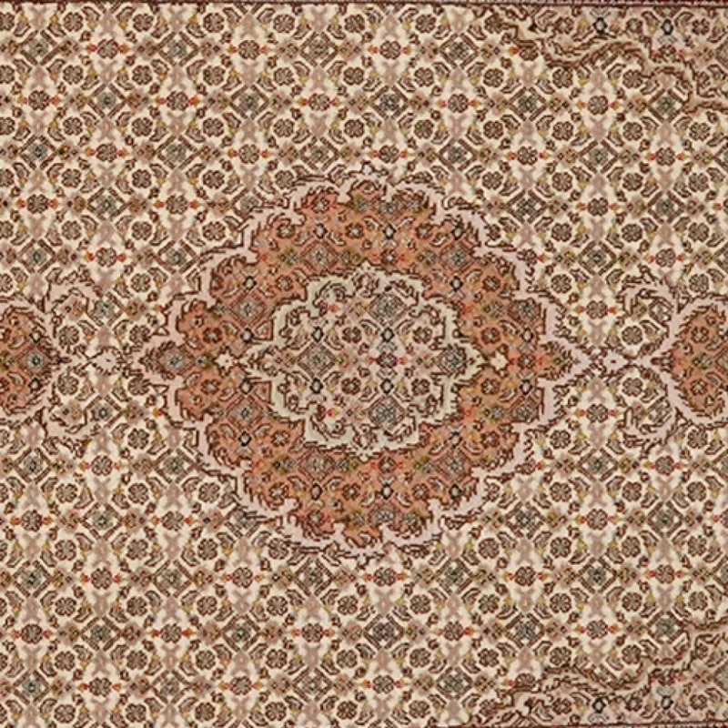 Tabriz 50 Raj · Handgeknüpft – Braun, 202x82 cm