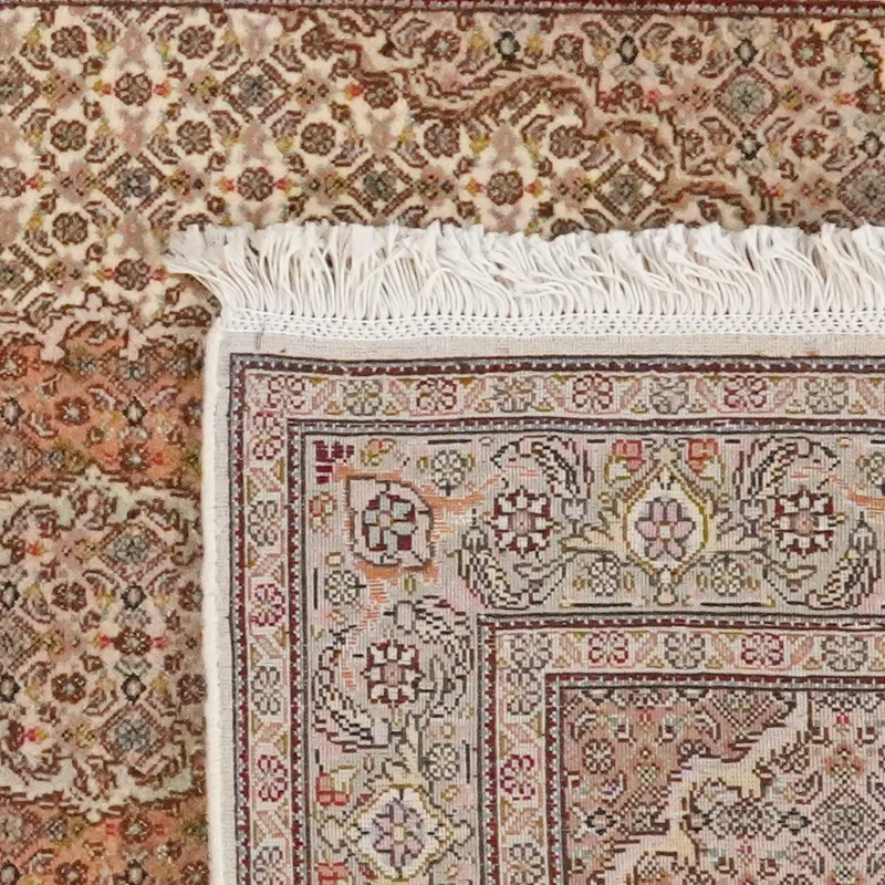 Tabriz 50 Raj · Handgeknüpft – Braun, 202x82 cm