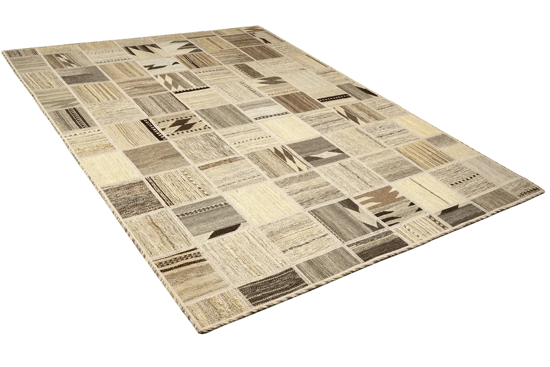 Kelim Tekkeh · Handgewebt – Beige, 200x150 cm