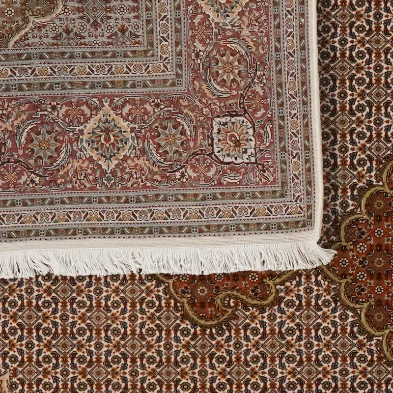 Tabriz 50 Raj · Handgeknüpft – Braun, 304x207 cm