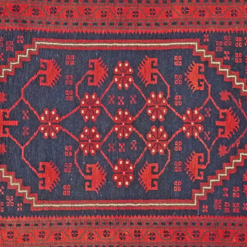 Yagdjibedir · Handgeknüpft – Blau, 192x105 cm