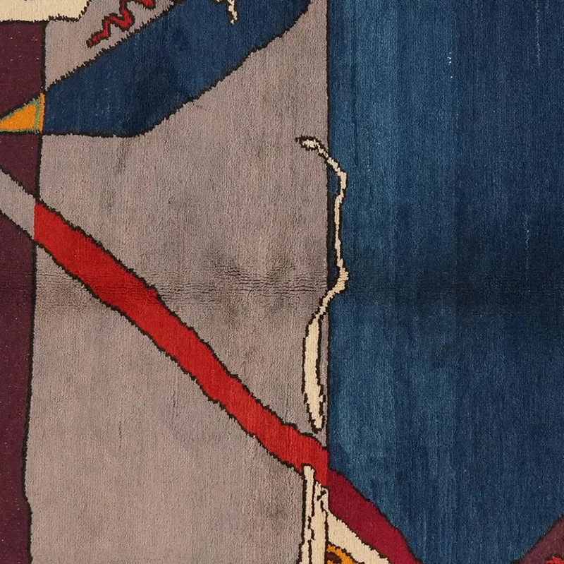 Konya · Handgeknüpft – Blau, 196x143 cm