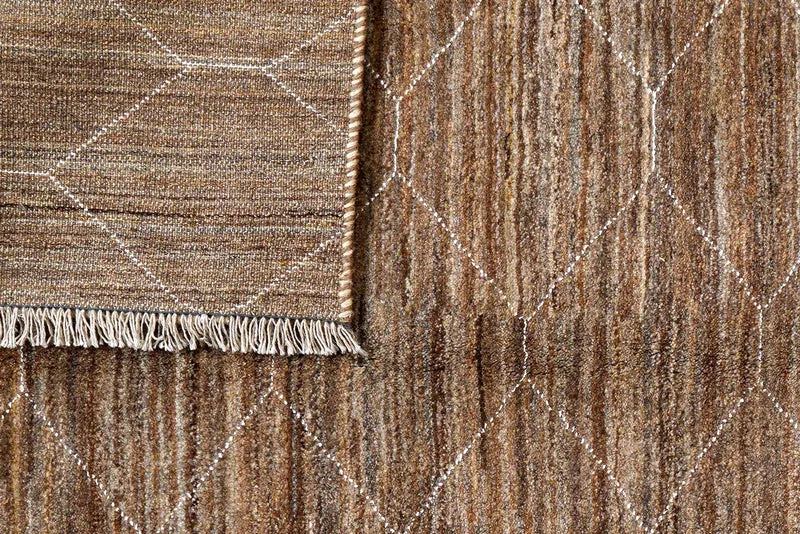Gabbeh Basi · Handgeknüpft – Braun, 195x157 cm