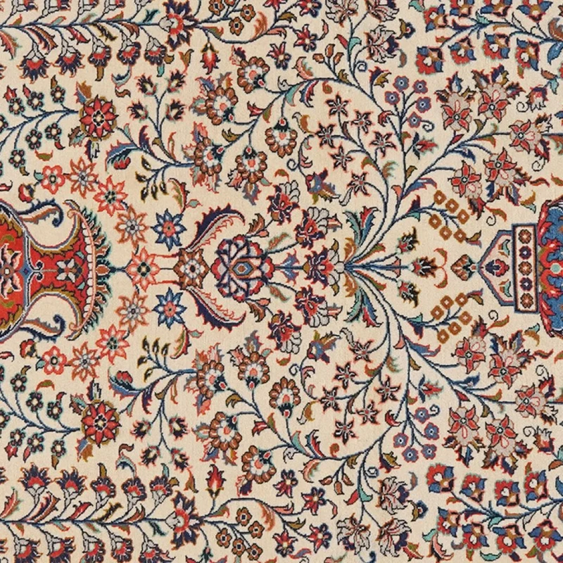 Sarough · Handgeknüpft – Beige, 196x137 cm