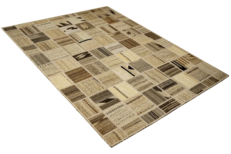 Kelim Tekkeh · Handgewebt – Beige, 200x150 cm
