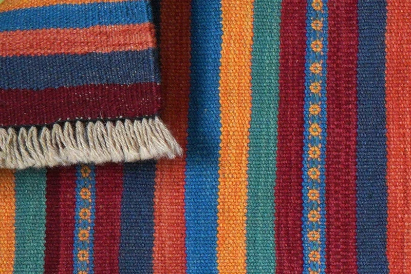 Kelim Gashgai · Handgewebt – Bunt, 194x61 cm