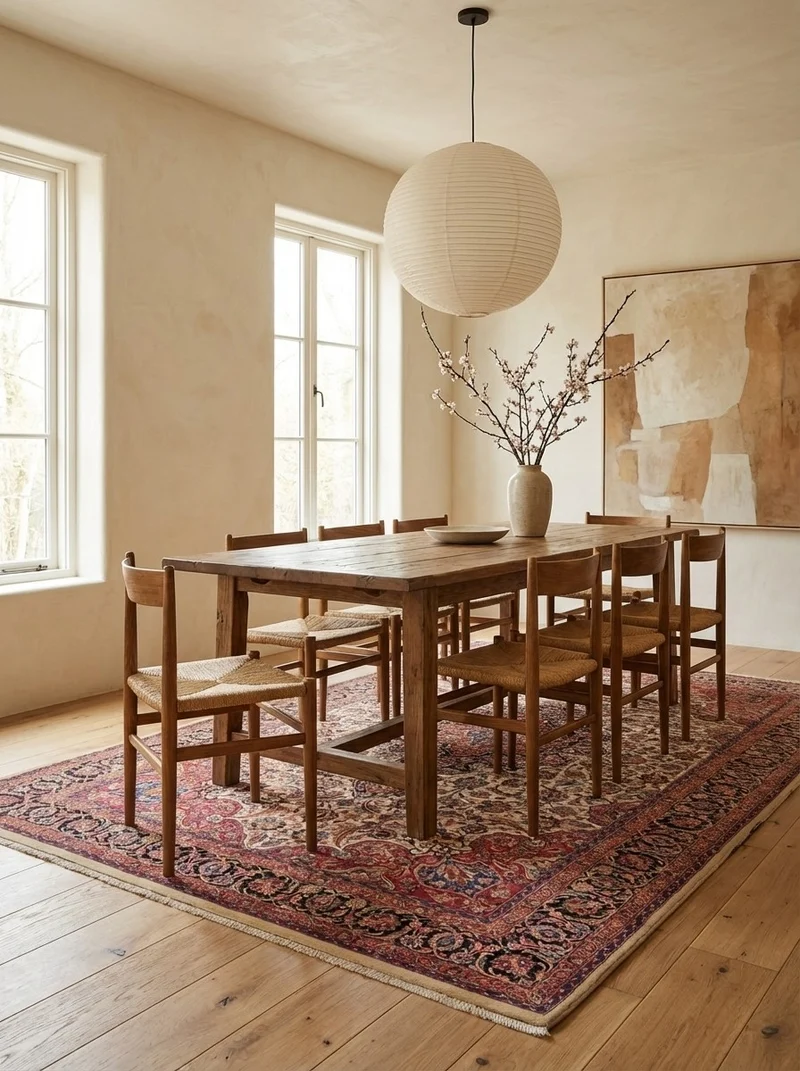 Mashad · Handgeknüpft – Beige, 395x248 cm