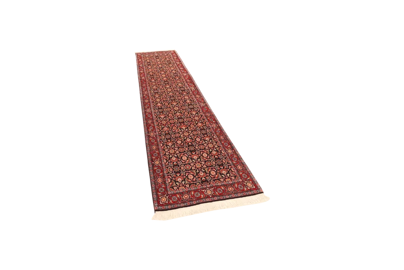 Tabriz 50 Raj · Handgeknüpft – Schwarz, 285x80 cm