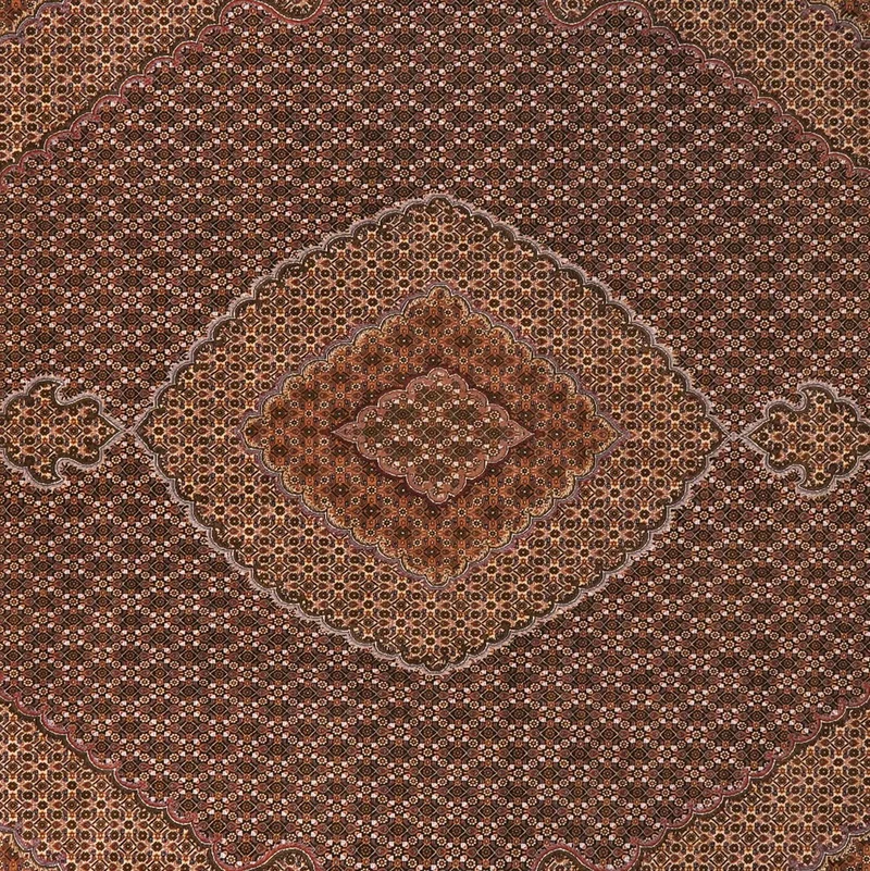 Tabriz 40 Raj · Handgeknüpft – Blau, 392x302 cm