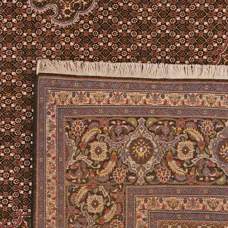 Tabriz 40 Raj · Handgeknüpft – Blau, 392x302 cm