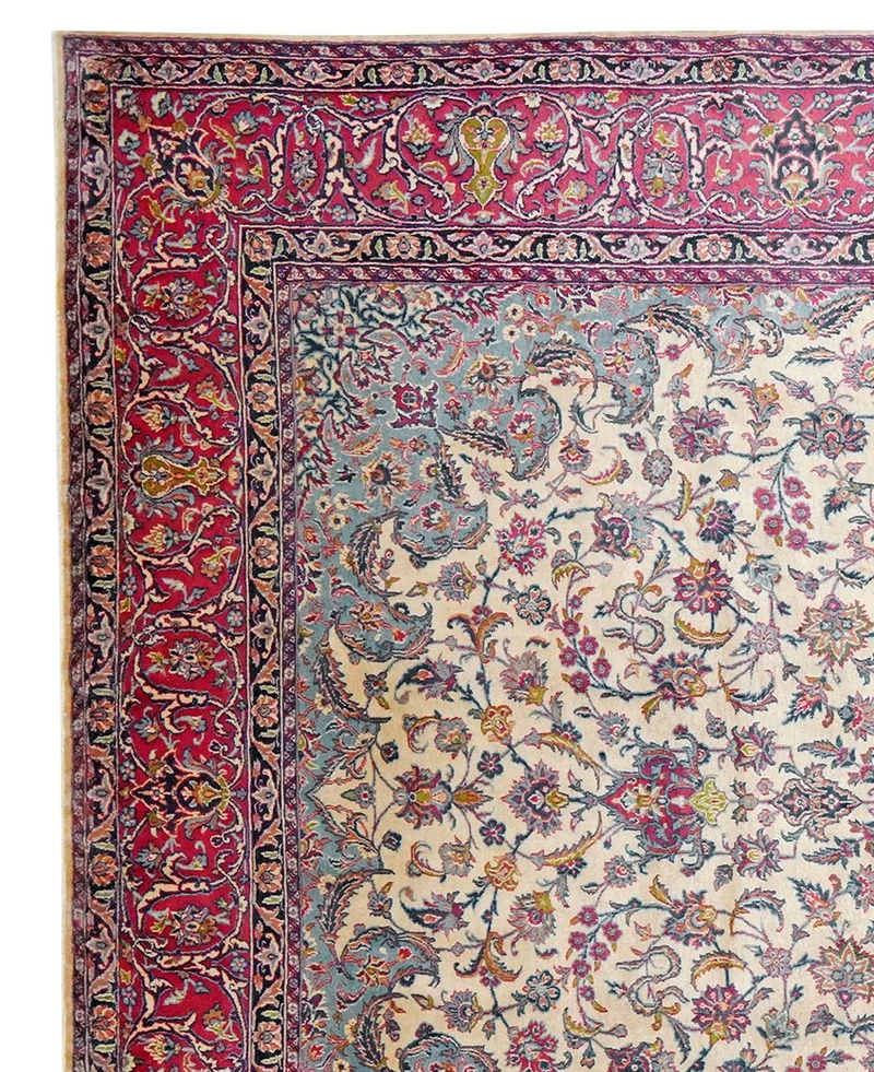 Kirman · Handgeknüpft – Beige, 359x249 cm