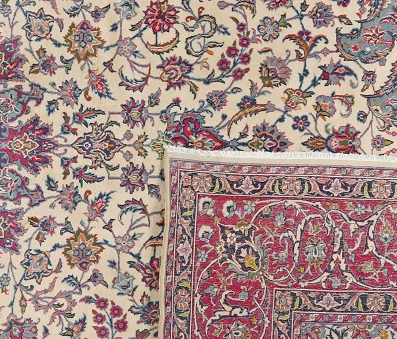 Kirman · Handgeknüpft – Beige, 359x249 cm
