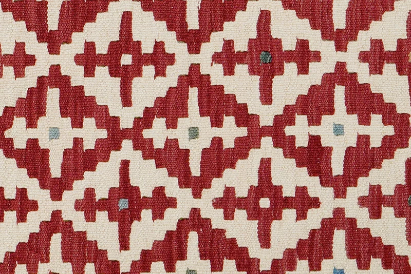 Kelim Gashgai · Handgewebt – Rot, 146x104 cm