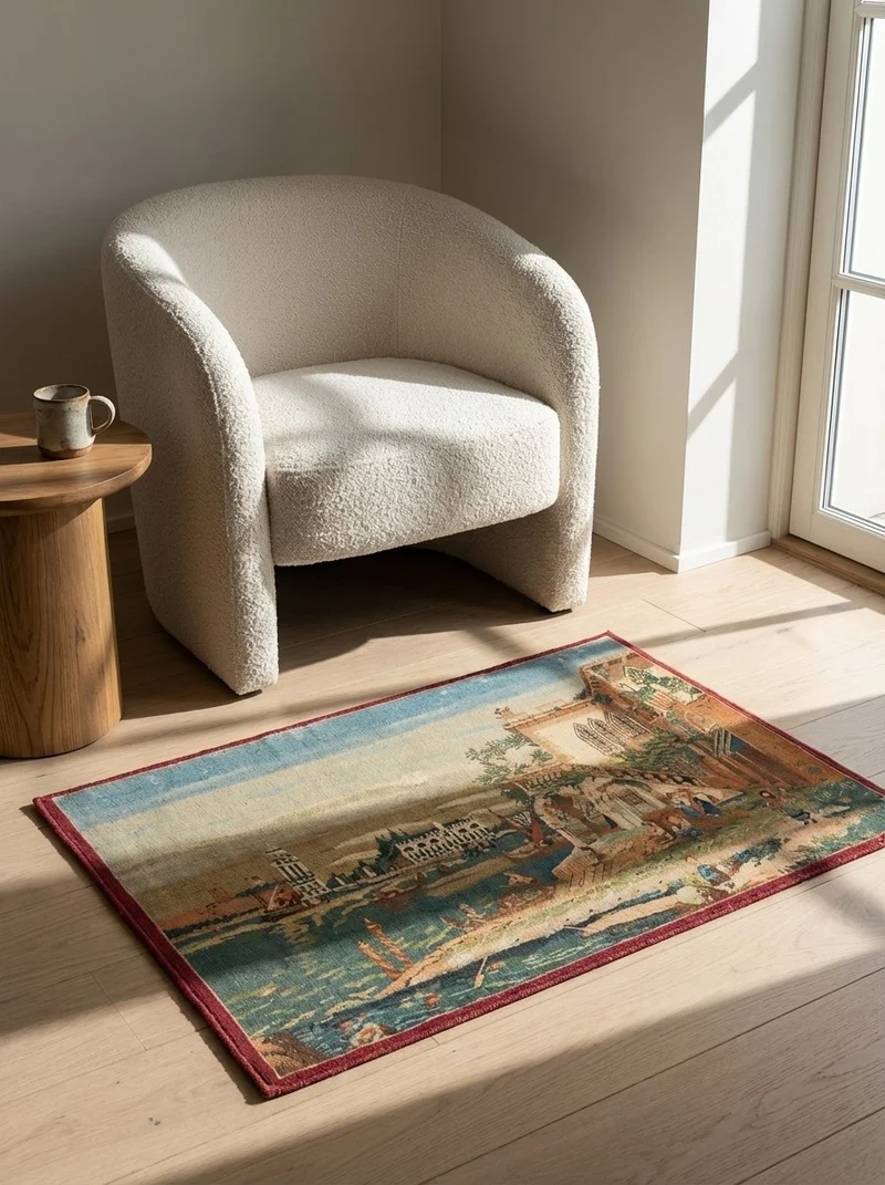 Kashan · Handgeknüpft – Bunt, 49x75 cm