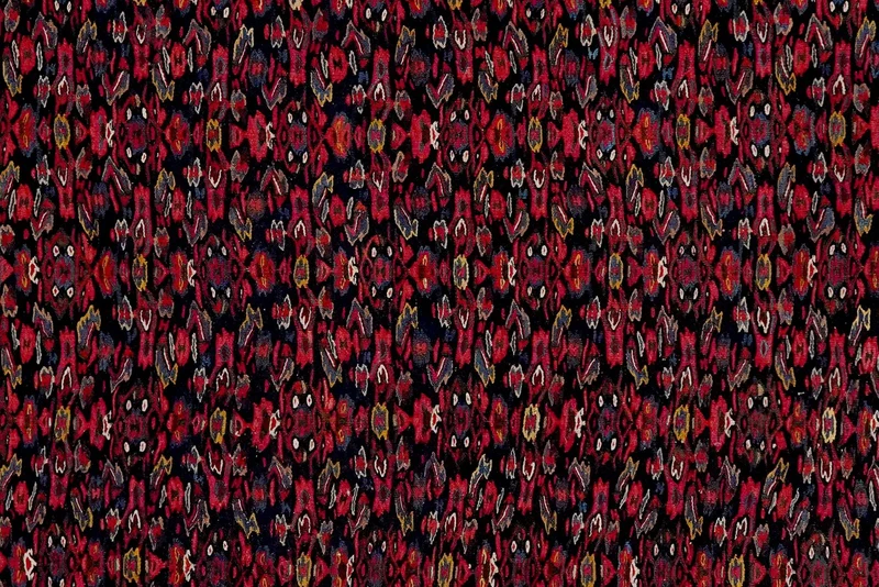 Kelim Senneh · Handgewebt – Blau, 200x135 cm