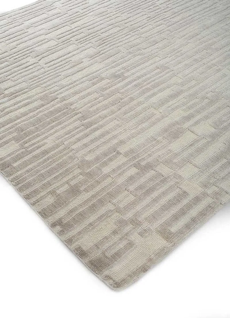 Wollteppich - 240 x 300 cm - grau