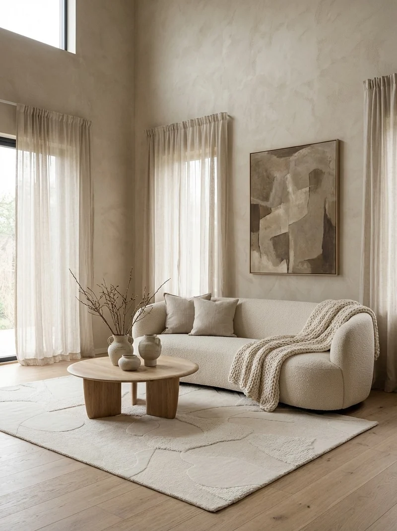 Desert Dune · Handgetuftet – Beige, 180x120 cm