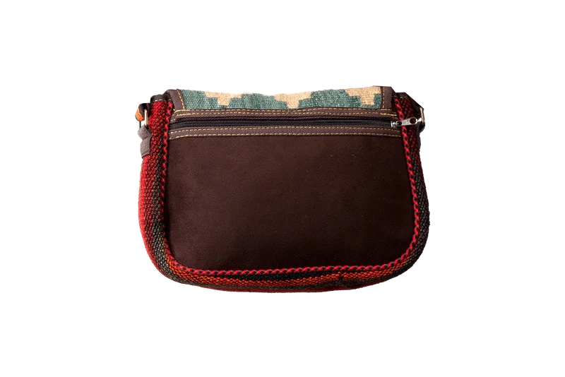 Kelim Bag · Handgefertigt – Bunt, 23x30 cm