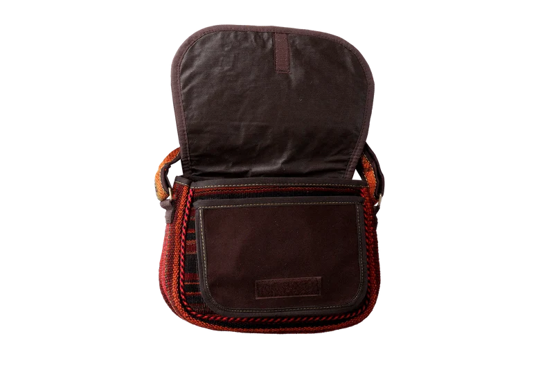 Kelim Bag · Handgefertigt – Bunt, 23x30 cm