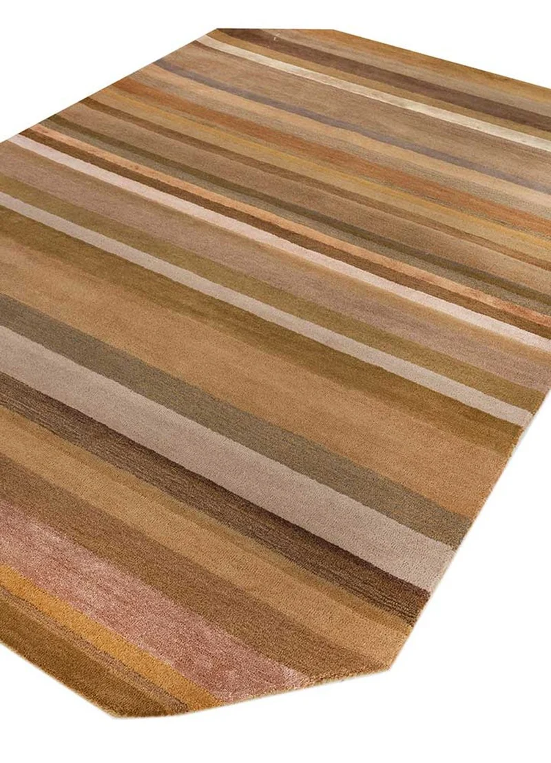 Wollteppich sonderform - 180 x 270 cm - blau