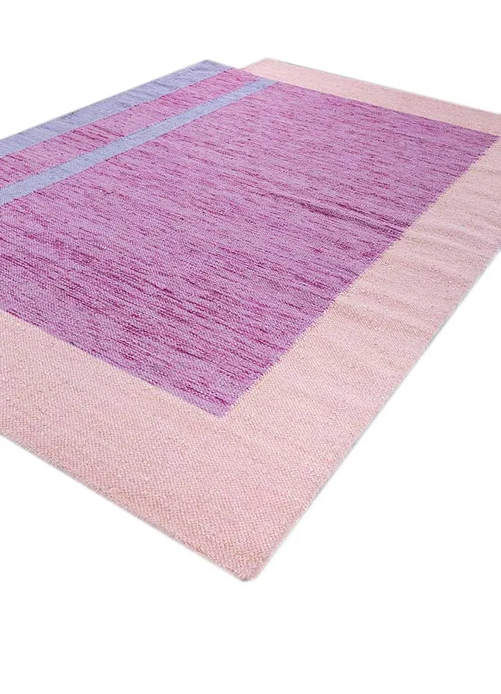 Wollteppich sonderform - 180 x 270 cm - lila