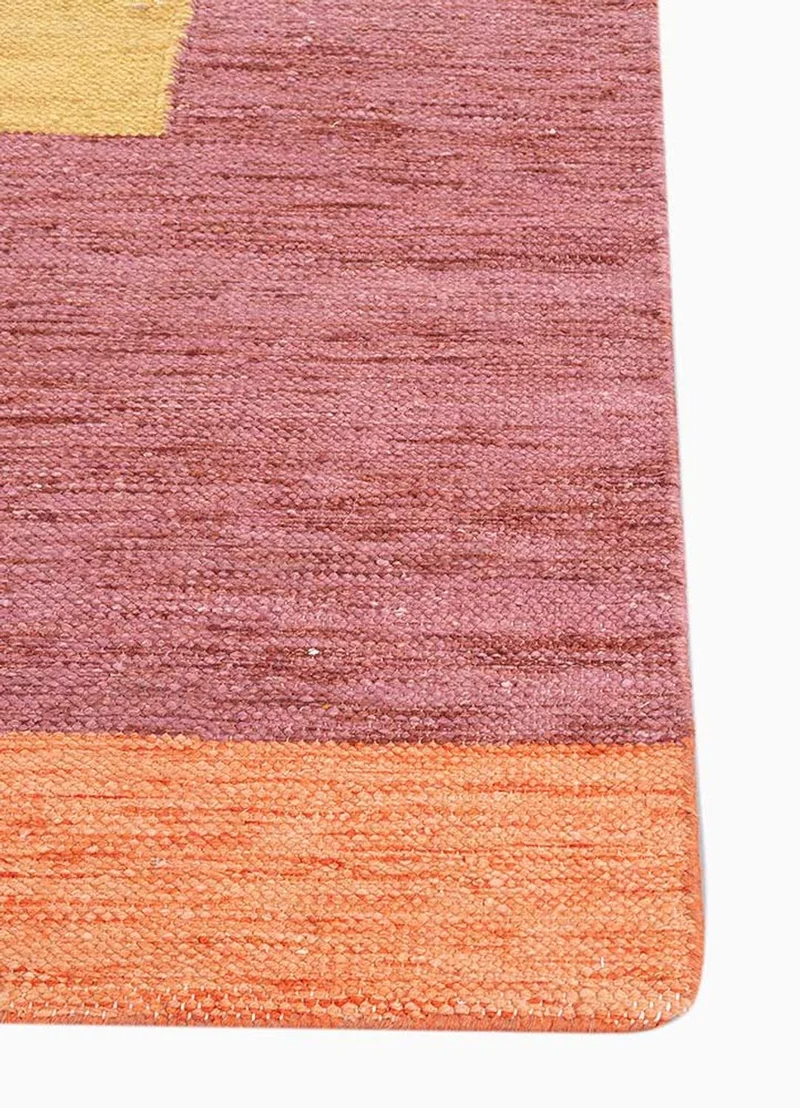 Wollteppich sonderform - 180 x 270 cm - orange