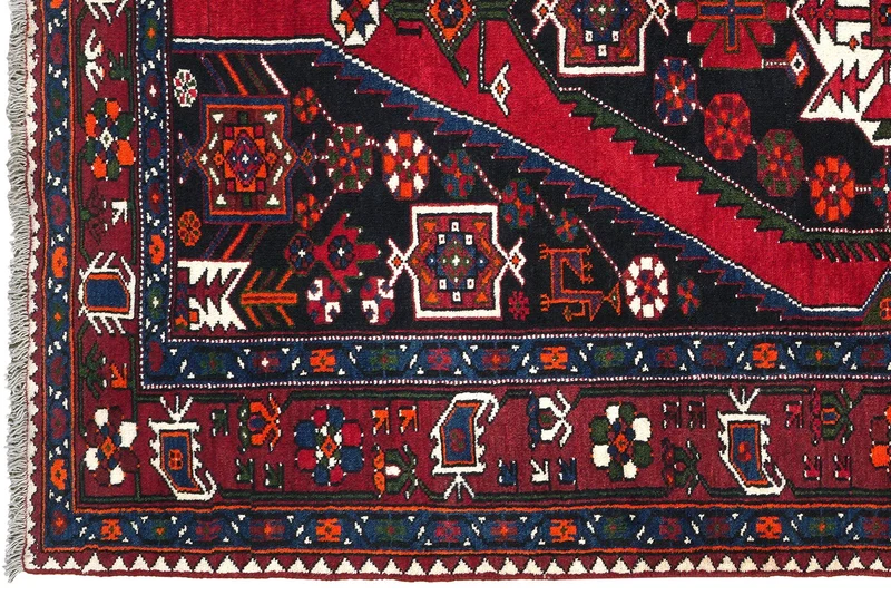Shahsavan · Handgeknüpft – Rot, 214x141 cm
