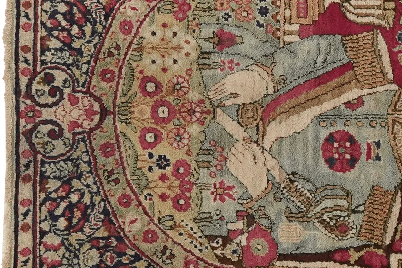 Kirman · Handgeknüpft – Bunt, 77x54 cm