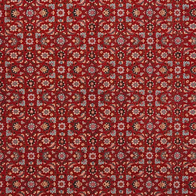 Tabriz 40 Raj · Handgeknüpft – Rot, 204x196 cm