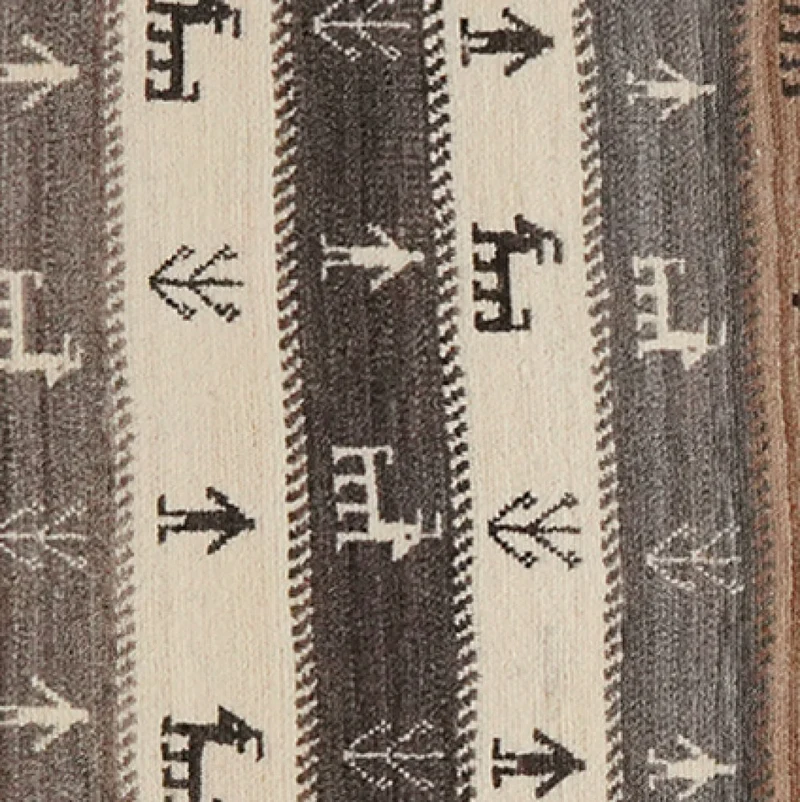 Rizbaf · Handgeknüpft – Beige, 120x80 cm