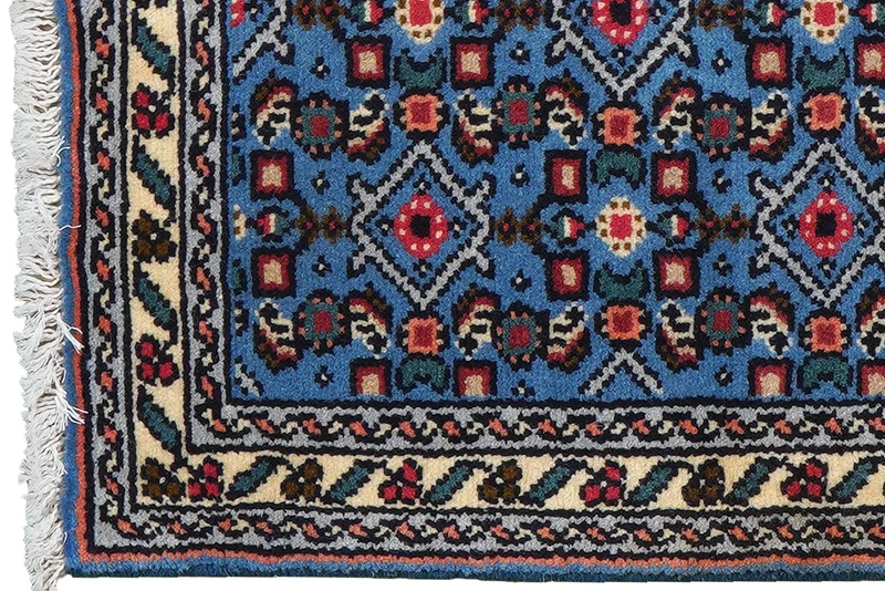 Hamadan · Handgeknüpft – Blau, 88x61 cm