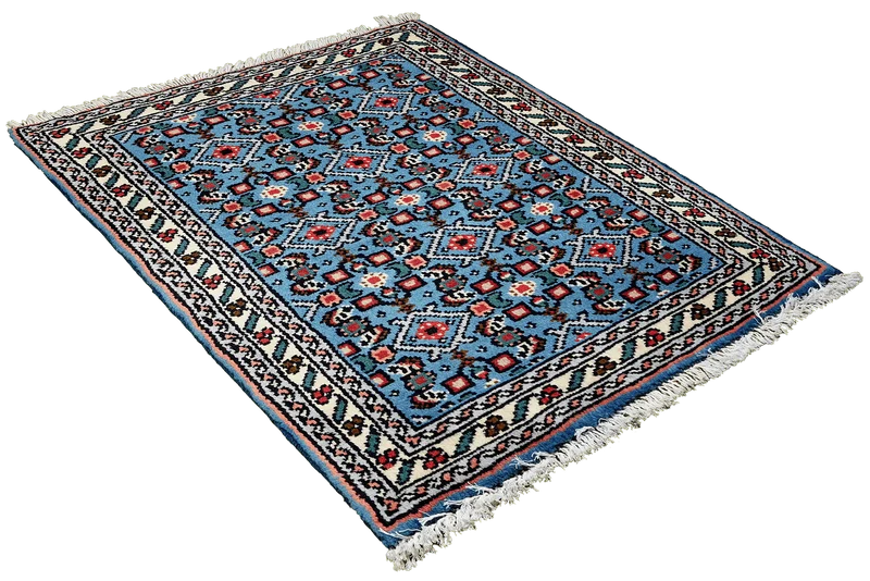 Hamadan · Handgeknüpft – Blau, 88x61 cm