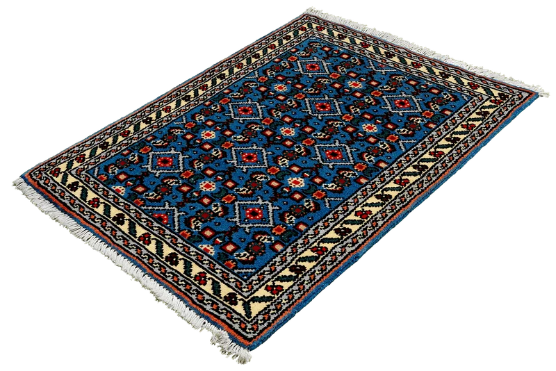 Hamadan · Handgeknüpft – Blau, 88x61 cm