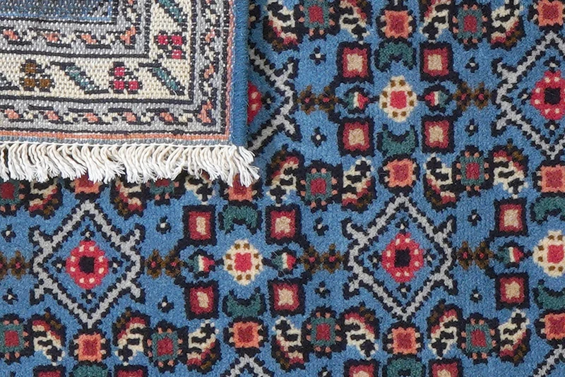Hamadan · Handgeknüpft – Blau, 88x61 cm