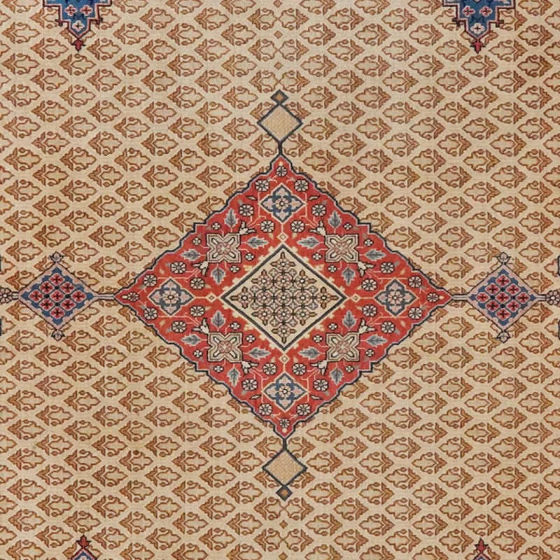 Ekbatan · Handgeknüpft – Beige, 334x213 cm