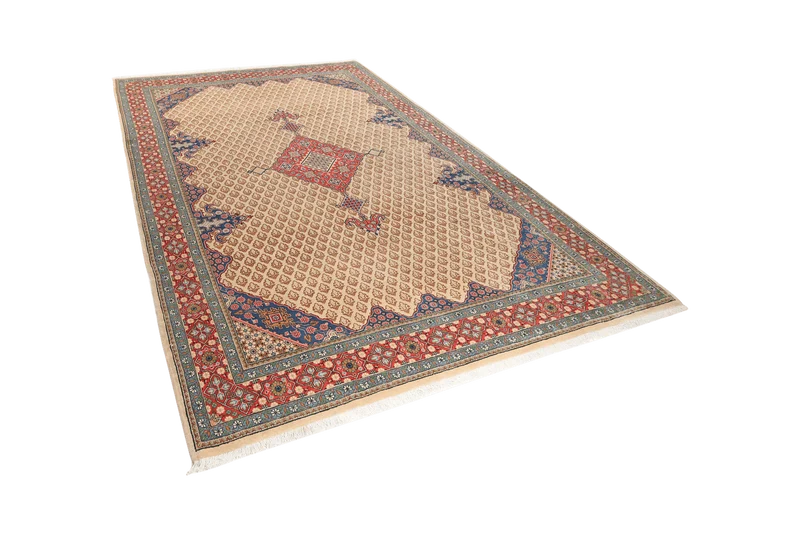 Ekbatan · Handgeknüpft – Beige, 334x213 cm