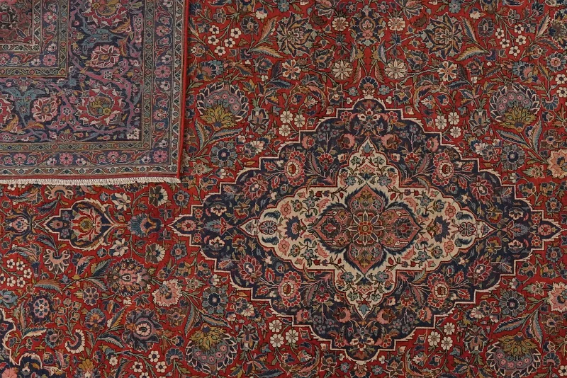 Kashan · Handgeknüpft – Rot, 358x268 cm