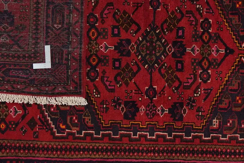 Khamseh · Handgeknüpft – Rot, 239x139 cm