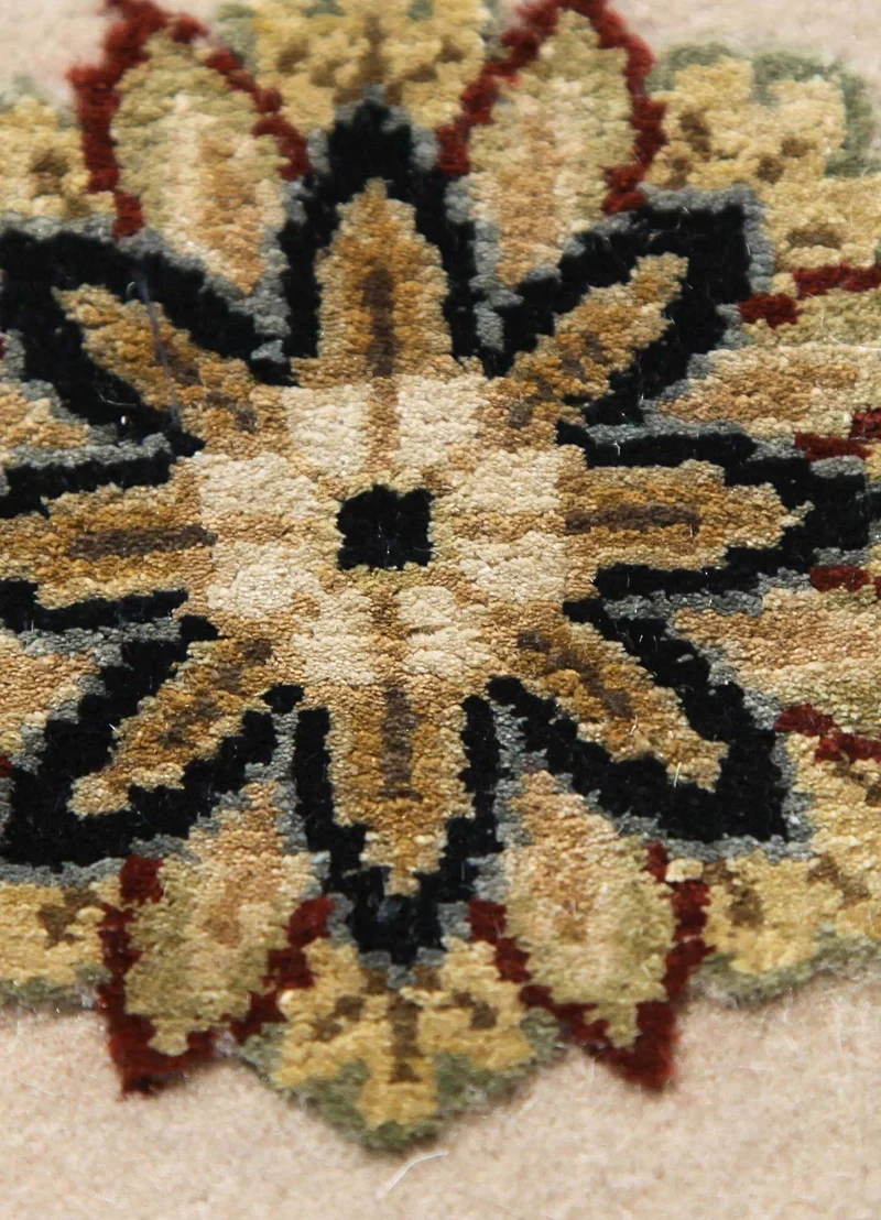 Wollteppich - 240 x 300 cm - beige