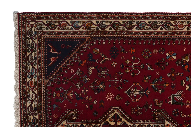 Nasrabad · Handgeknüpft – Rot, 201x136 cm