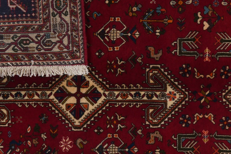 Nasrabad · Handgeknüpft – Rot, 201x136 cm