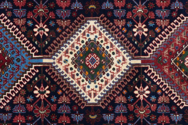 Yalameh · Handgeknüpft – Blau, 252x173 cm