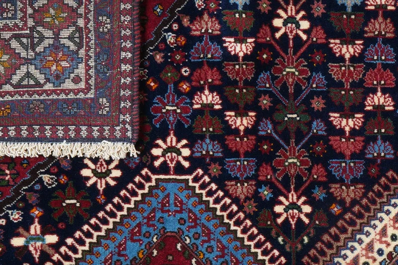 Yalameh · Handgeknüpft – Blau, 252x173 cm