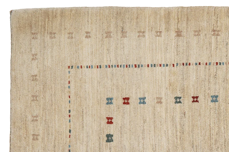 Rizbaf · Handgeknüpft – Beige, 181x125 cm